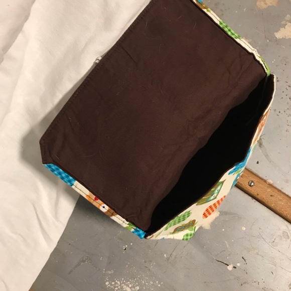 Adorable Owl print pouch. Custom made. Etsy bought. - Picture 5 of 7